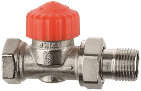 Ta Imi Calypso F-Exact Ligeløbende 1/2" Radiatorventil Med Forindstilling Til 2-Stengs Anlæg Med Små Flow Og Stor Afkøling