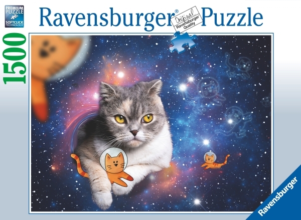 BRIO 10217439 AT: Cats in Space 1500p | Leksaker - Spel - Pussel | GameStuff