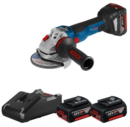 Bosch Vinkelsax GWS 18V-10 SC HMI 3X5,0AH