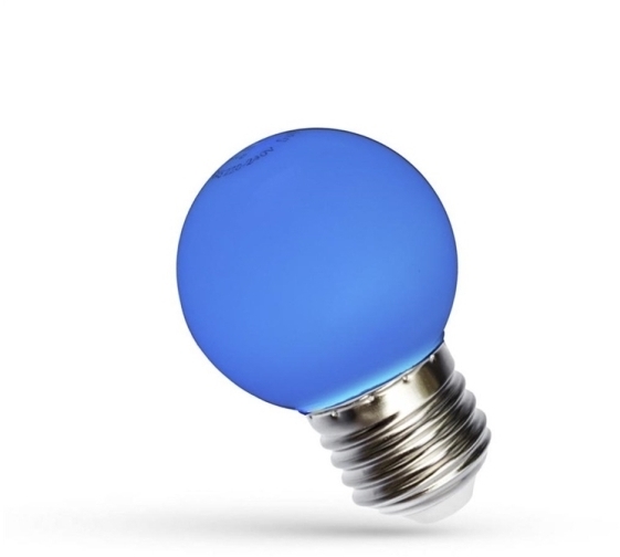 Led Bulb Spectrum P45 1W=25W E27 Blue