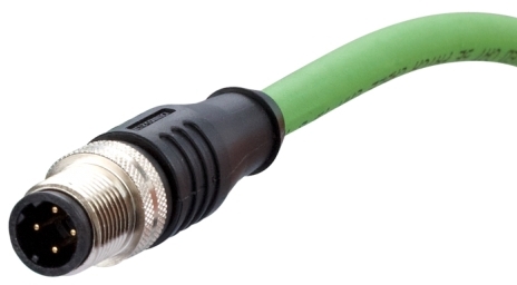 Metz Connect M12 - Netzwerkkabel - M12 (4-Polig) (M) Bis M12 (4-Polig) (M) - 5 M - Abgeschirmt - Cat 5E - Verseilt - Grün