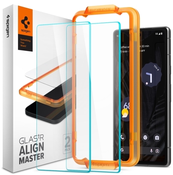 Spigen Glas.Tr Alignmaster, Google, Pixel 7A Spigen Hülle, 1 Stück
