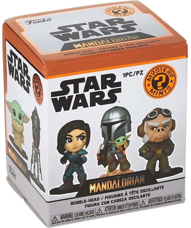 Funko Star Wars The Mandalorian Mystery Minis Toy Figure (Assorted Item, 1.75"-3.25", One Figure)
