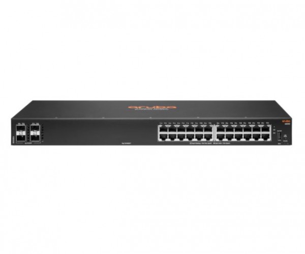 Hpe Aruba 6000 24G 4Sfp Switch - Switch - L3 - Administreret - 24 X 10/100/1000 + 4 X Gigabit Sfp - Side Til Side-Luftstrøm - Monterbar På Stativ - A