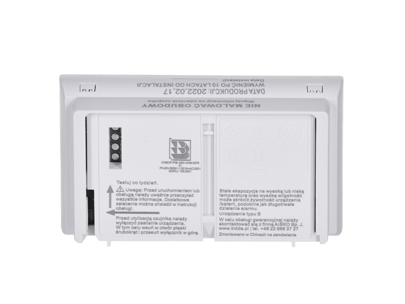 LCD kulilte- og carbonmonoxiddetektor K10LLDCO Kidde