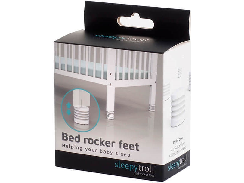 Se Sleepytroll Rocker Feet For Crib, 4 Pcs, White hos Computersalg.dk