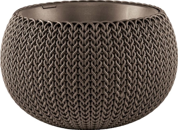 Keter kruka COZIES KNIT - S - brun | Baby & barn - Dekoration - Burkar och krukor | GameStuff