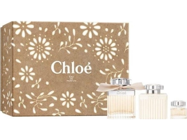 Chloe Eau De Parfum Spray 75 Ml + Bodylotion 100 Ml + Eau De Parfum Miniature 5 Ml
