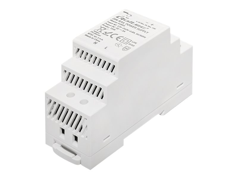 Qoltec Industriel Din Skinne Strømforsyningsenhed | 15w | 5v | 3a