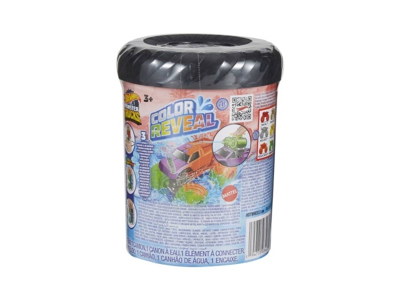 Mattel Hjf39 Hot Wheels Monster Trucks Color Reveal, Sortiert (1 Stück)