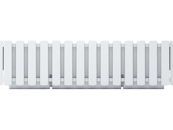 Gėlių vazonas Prosperplast Boardee Fencycase DDEF600-S449, baltas