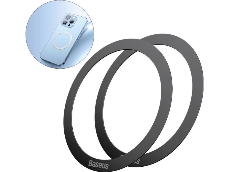 Baseus Halo Magnetring Für Telefon, Magsafe (Schwarz)