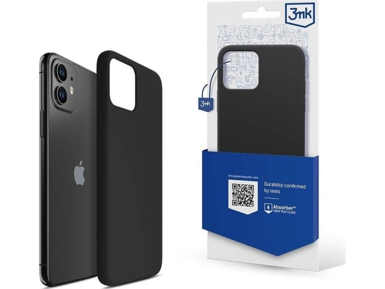 3Mk Etui 3Mk Silicone Case Apple Iphone 11 Czarny/Black