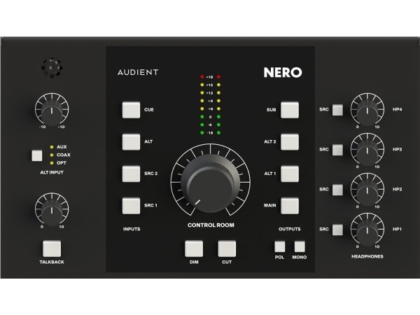 Audient NERO - controller til studiemonitor-lyd