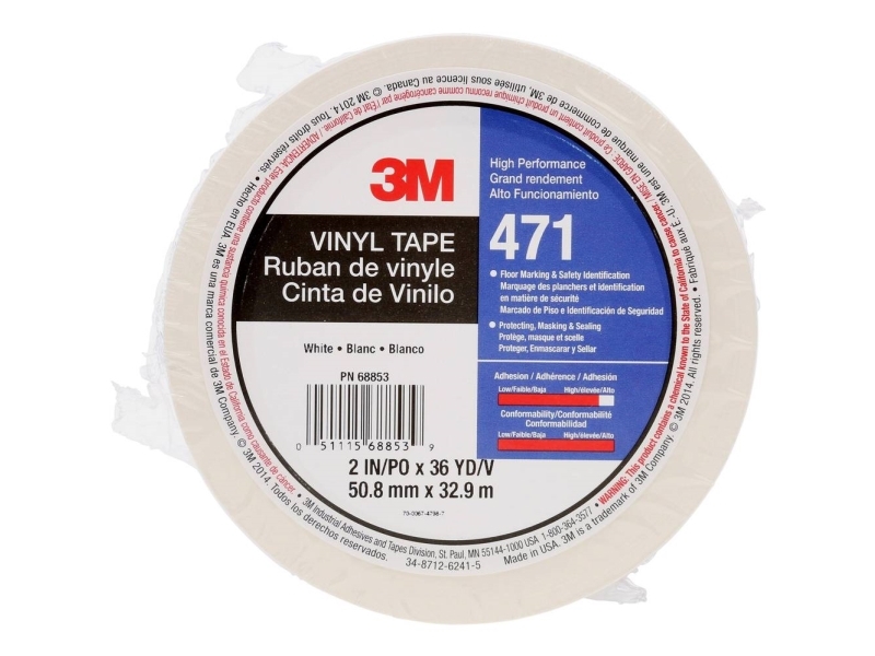 3M 471W50iw Pvc-Band Weiß (L X B) 33 M X 50 Mm 1 St