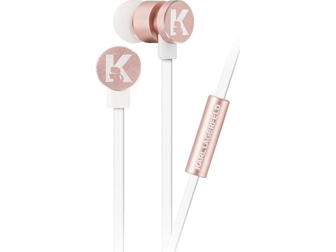 Karl Lagerfeld In-Ear-Kopfhörer Klepwirg Rosa/Gold 3,5 Mm Universal