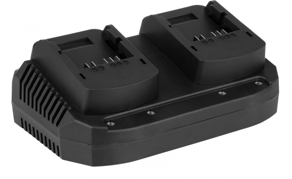 Yard Force Ladegerät Mit Zwei Anschlüssen 20 V, 2X2 A, Yf-Alc40d