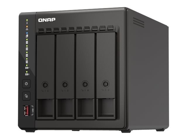 Qnap Ts-453E, Nas, Tower, Intel Celeron , J6412, Schwarz