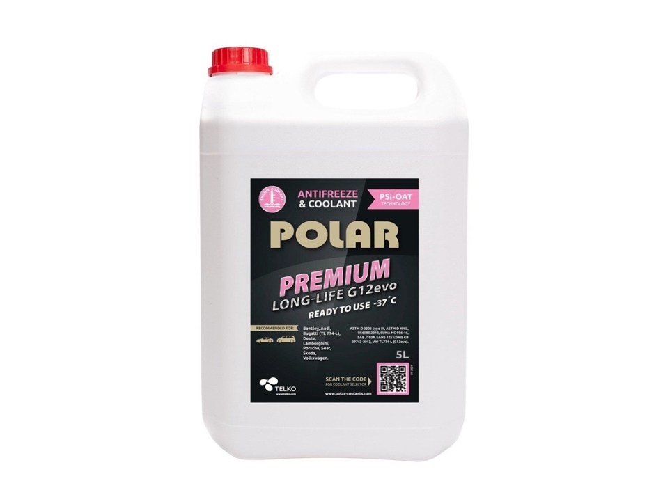 Antifreeze Polar G12evo 5 L