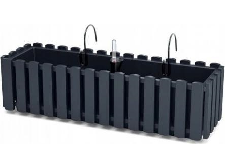 Prosperplast altankasse med vanding antracit 60 cm Boardee