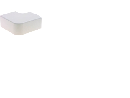 OBO WDK Fladvinkel Højde 40 mm, bredde 90 mm Hvid ral 9010 bly-fri plast