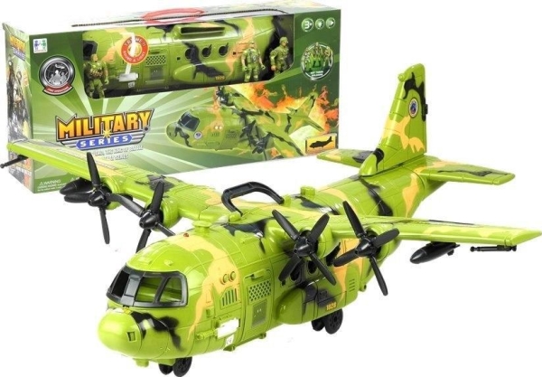 LeanToys Kæmpe militærfly Militærfigurer 64 cm