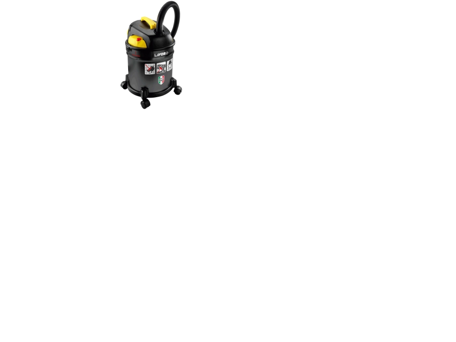 Lavorwash Freddy, Tør&Våd, Sort, Gul, 35 L/S, 18 Kpa, 4 M, 75 Db