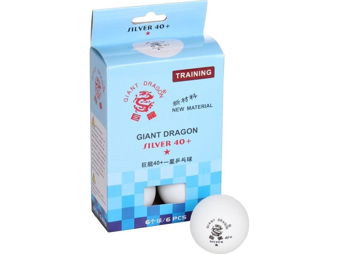 Giant Dragon Silver Star pingisbollar* 6 st (8331) | Sport & Träning - Sportutrustning - Bordtennis | GameStuff