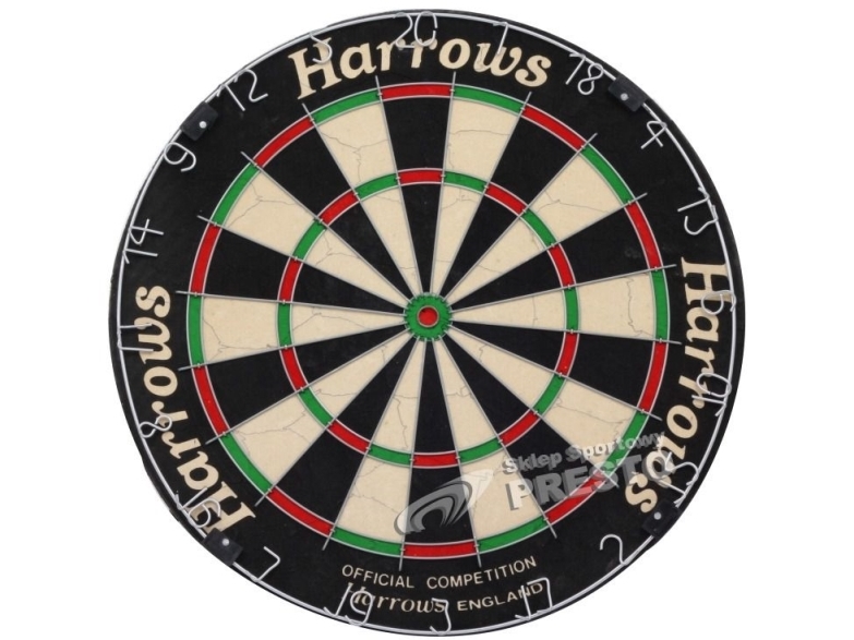 Harrows Target VIRALLINEN KILPAILU Sherryn tikkataulu E