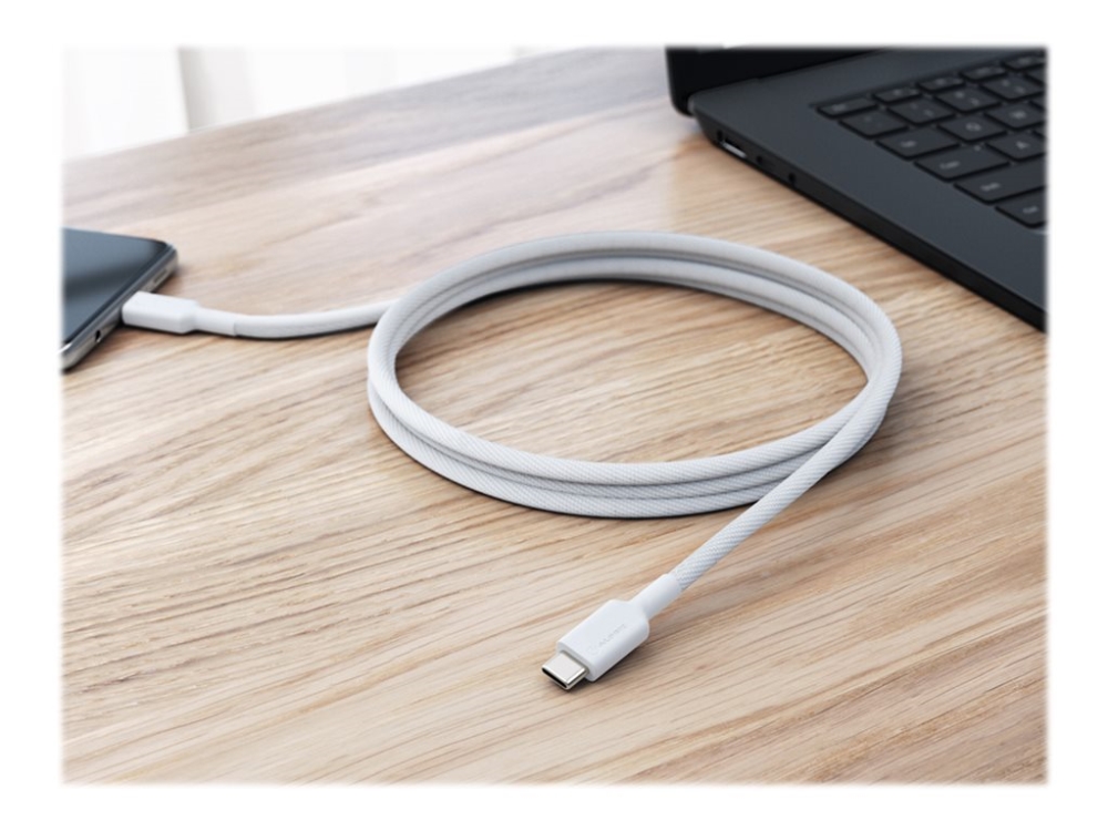 Alogic Elements Pro - Usb-Kabel - Usb-C (Han) Til Usb-C (Han) - Usb 2.0 - 5 A - 1 M - Hvid