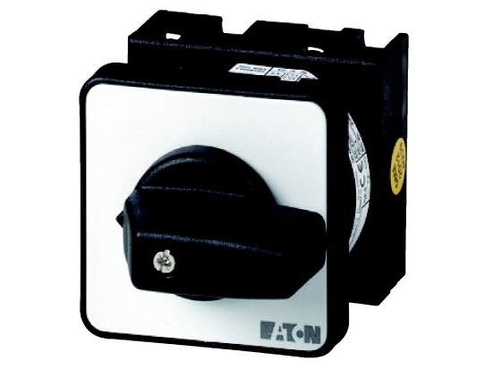 Eaton T0-2-8211/EZ, Vippekontakt, 2P, Ledningsført, Plast, Sort, Sølv, IP65
