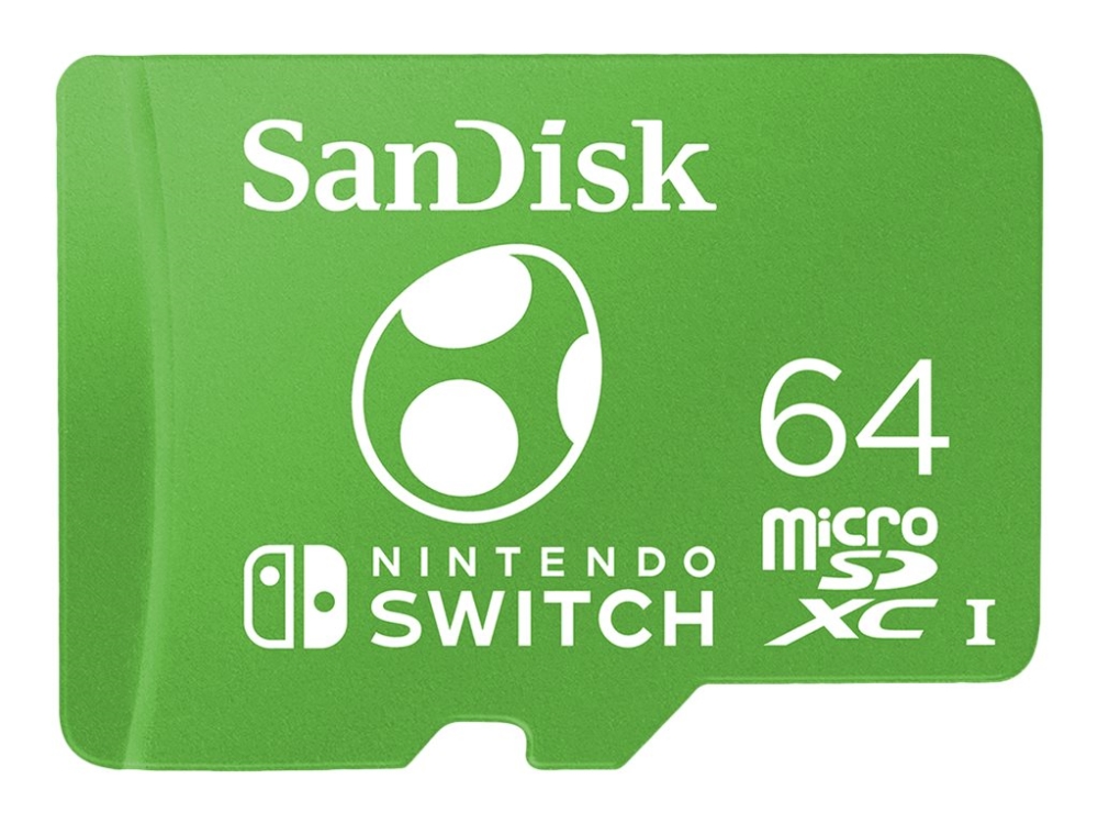 SanDisk Nintendo Switch - Flash-minneskort - 64 GB - mikroSDXC UHS-I | Tele & GPS - Mobil tillbehör - Minneskort | GameStuff