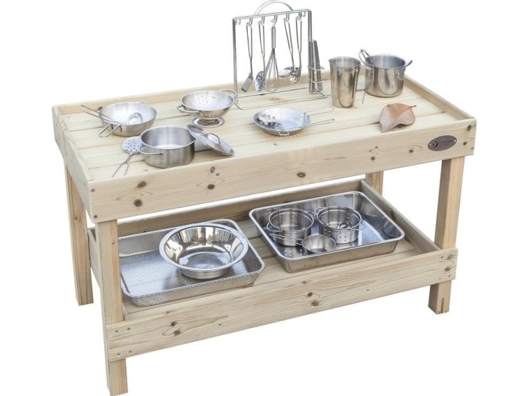 Classic World CLASSIC WORLD EDU Træbordplade Køkkentilbehør Skab Legeplads