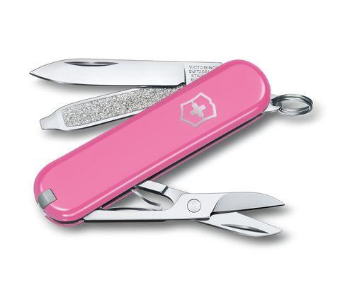 Victorinox 0.6223.51G, Låsning af knivblad, Kniv med flere værktøjer, Dråbepunkt, Syntetisk ABS, Lyserød, 7 værktøjer