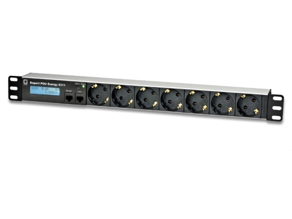Güde 8311-1, Messgerät, 1U, Schwarz, Lcd, 7 Ac-Ausgänge, Typ F