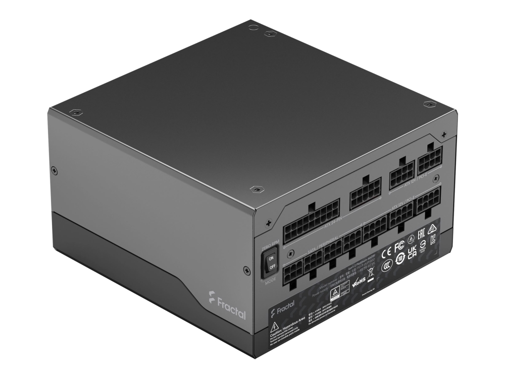 Fractal Design Ion+ Platinum Strømforsyning Intern Atx12v Eps12v Plus Platinum 100 240 760 Watt Sort For Define