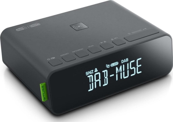Muse M-175Dbi, Bærbar, Dab, Dab+, Fm, Pll, Lcd, Sort, Monokromatisk, Vekselstrøm/Jævnstrøm
