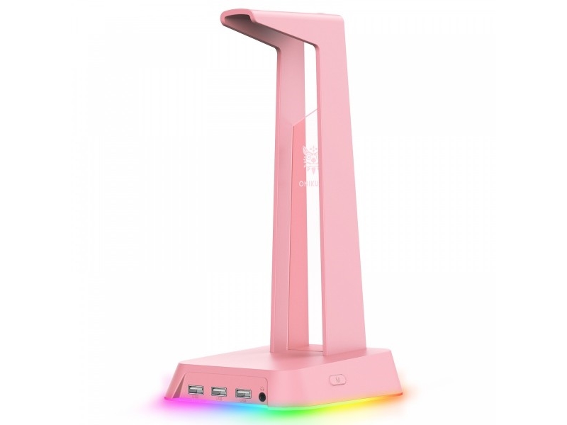 Onikuma Headsetstativ Med Rgb-Belysning St2 Pink