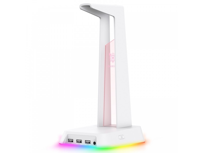 Onikuma Headsetstativ Med Rgb-Belysning St2 Hvid