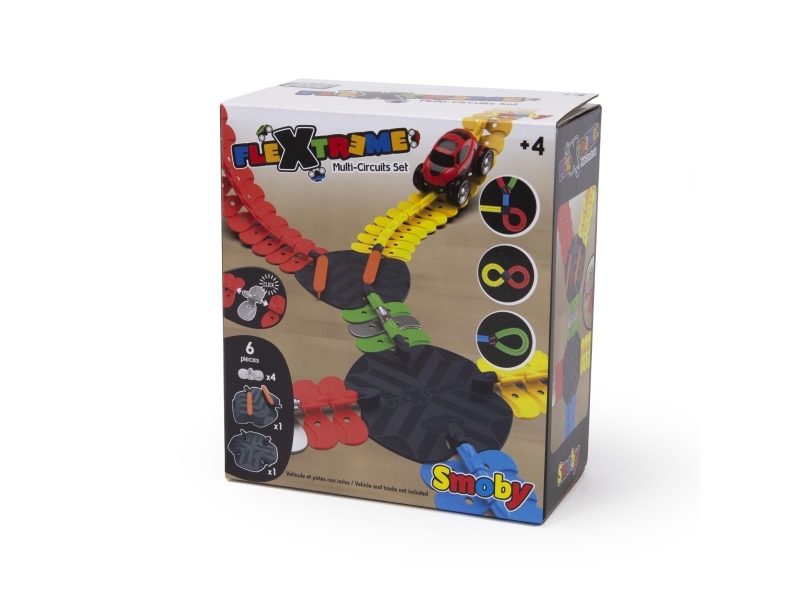 Smoby Flextreme Multi-Ciricuits-Set, Kørebane, Legetøj, 4 År, Flerfarvet