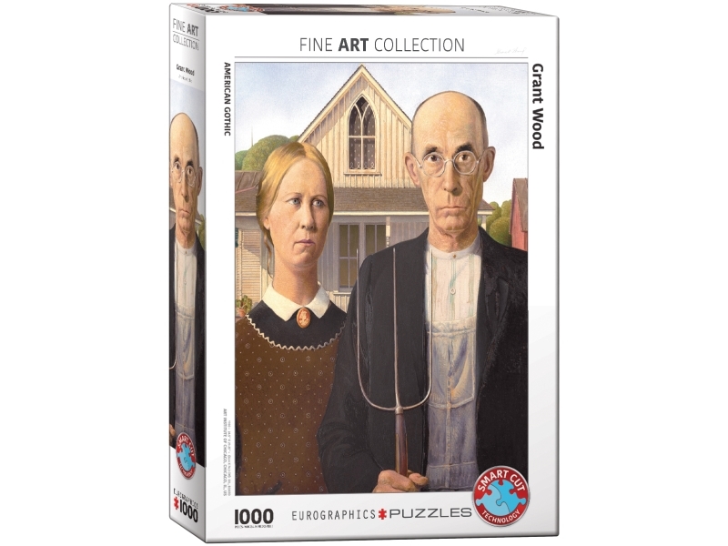 Puslespil 1000 American Gothic, Grant Wood 6000-5479