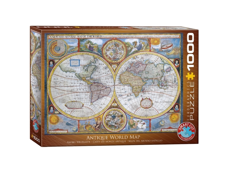 Puzzle 1000 Antique World Map 6000-2006