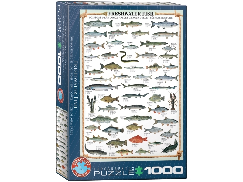 Puzzle 1000 Freshwater Fish 6000-0312