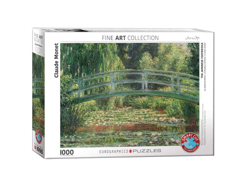 Eurographics Puzzle - Claude Monet - The Japanese Footbridge - 1000 Pc /Games An