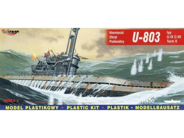 Mirage U-Boot Modell U-803 Deutsch (Bausatz Zum Kleben)