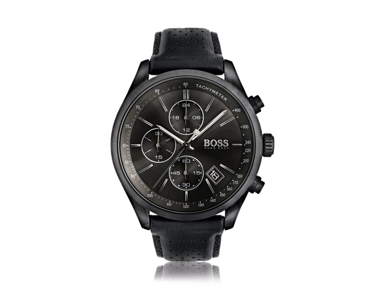 Hugo Boss 7613272231077, Hanstik, Rustfrit Stål, Sort