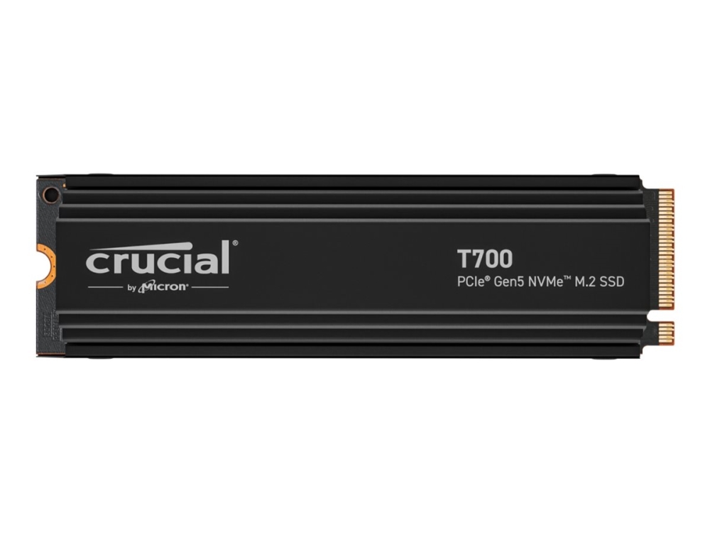 Crucial T700 - SSD - krypterat - 1 TB - inbyggd - PCI Express 5.0 (NVMe) - TCG Opal Encryption 2.01 | Datorkomponenter - Hårddisk & Lagring - SSD | GameStuff