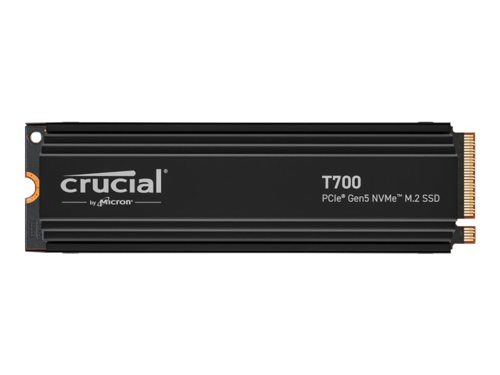 Crucial T700 - SSD - krypterat - 2 TB - inbyggd - M.2 - PCI Express 5.0 (NVMe) - TCG Opal Encryption 2.01 | Datorkomponenter - Hårddisk & Lagring - SSD | GameStuff