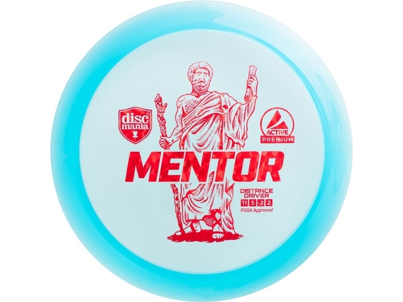 Discgolf Discmania Distance Driver Mentor Active Premium Blue 11/5/-2/2