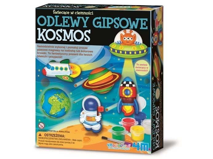 Great Gizmos 4m Glow Space Mould and Paint Craft